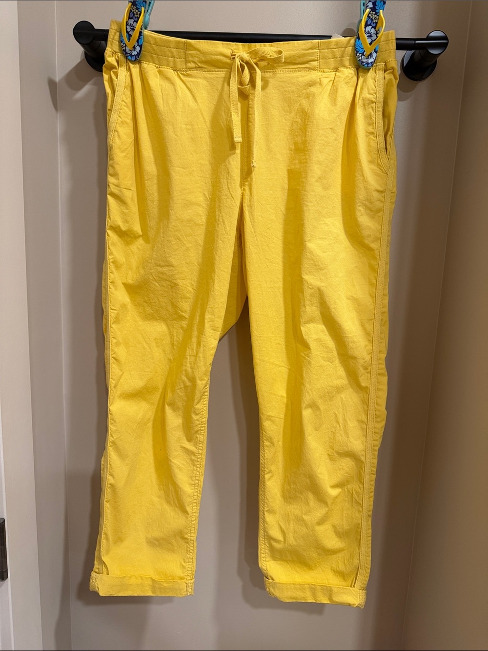 Style & Co. Mustard Yellow Drawstring Waist Pants